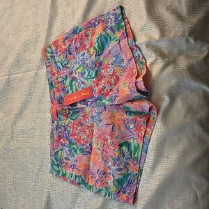 Lilly Pulitzer Disney Parks Minnie Mouse Daisy Duck Callahan Shorts size 12